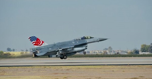 The RSAF's F-16 training detachment is currently based at Luke AFB in Arizona.