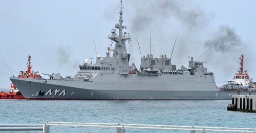 , the first Avante 2200-class corvette built by Navantia for the RSNF, arrives at King Faisal Naval Base in Jeddah, Saudi Arabia, on 25 August.