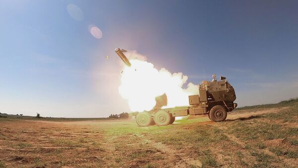 The US Army Combat Capabilities Development Command Aviation & Missile Center, in support of the Long Range Precision Fires Cross-Functional Team, conduct a multiround live-fire demonstration at Fort Sill, Oklahoma.  (US Army )