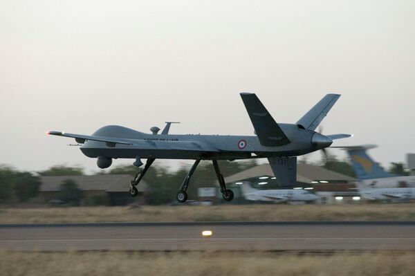 The first airstrike by France using a Reaper Block 5 UAV took place over North Africa on 17 August. (Ministére des Armées)