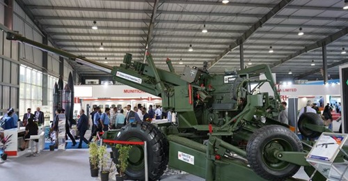 AWEIL has showcased Dhanush 155 mm/52 calibre towed howitzers (pictured) at Defexpo 2022 being held in Gandhinagar, Gujarat.