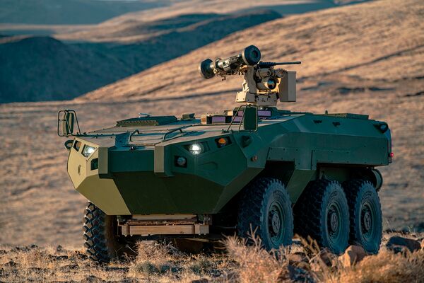 The Cottonmouth armoured reconnaissance vehicle.  (Textron)
