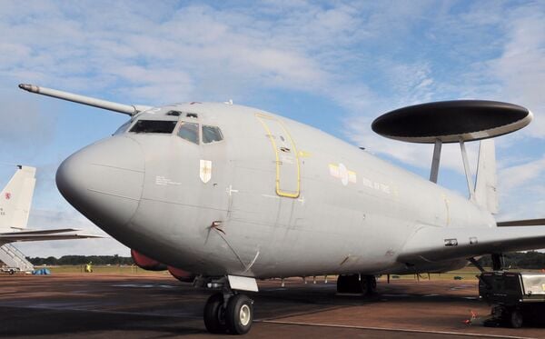With the UK to shortly retire its remaining E-3D Sentry AEW&C aircraft, one is to be bought by the US Navy to be used as a surrogate trainer for the E-6B. (Janes/Patrick Allen)