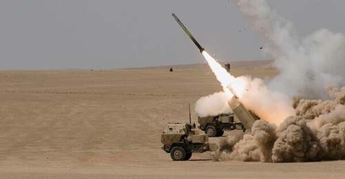 The Taiwanese MND has announced the procurement of 18 additional M142 HIMARSs. The picture shows the US Army firing the HIMARS during Exercise 'Eager Lion' in Jordan. The HIMARS can hit targets at a range of 70 km using the MFOM, both guided and unguid...