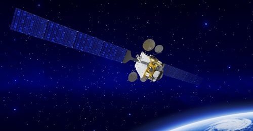 The Syracuse 4B satellite was successfully launched onboard the Ariane 5 rocket, its final mission before it retires. Pictured is the Syracuse 4A satellite.