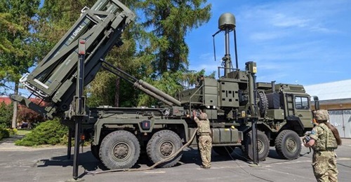 The British Army's Sky Sabre air-defence system has been deployed to Poland to defend against air and missile attacks by Russia.