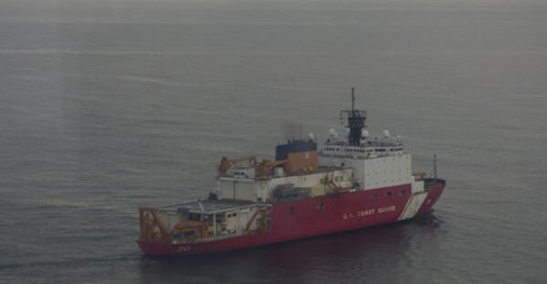 The US Coast Guard is relying on cutters such as icebreaker 
        
         to provide a presence in the high latitudes.
