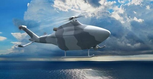An artist's impression of the Leonardo Proteus RWUAS technology demonstrator, released at DSEI 2023.