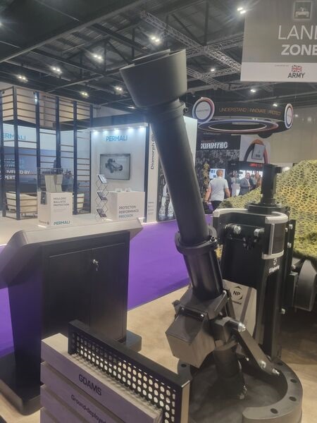ST Engineering's 120 mm Ground Deployed Advanced Mortar System.