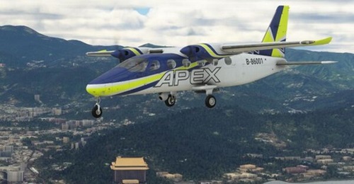 A computer-generated image of the P2012 Sentinel SMP equipped with sensors such as an EO/IR pod and IMSAR's NSP-7 radar for ISR operations.