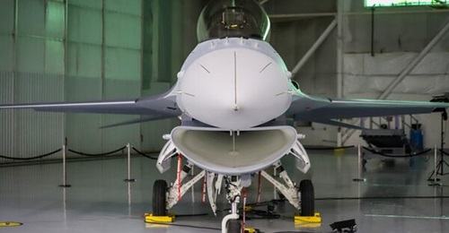 Bulgaria will receive 16 F-16 Block 70 aircraft at the same standard as this Slovakian jet that was recently rolled out.