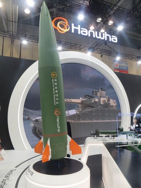 According to DAPA, the new KTSSM-II will have a greater range than the baseline KTSSM (pictured above), which Hanwha has said has a range of between 130 and 180 km.