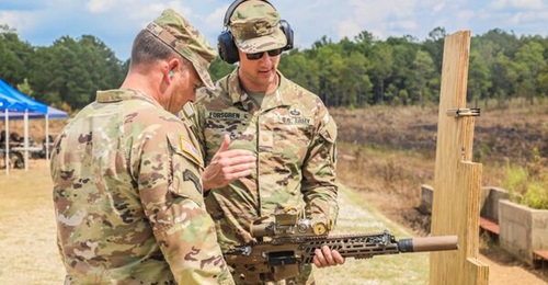 The US Army's XM7 rifle uses 6.8 mm ammunition. The rifle will be delivered to soldiers for a limited user test in October.