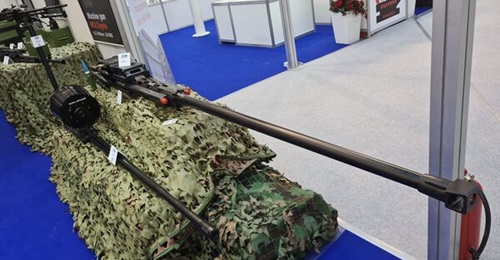 The M12 (top) is a 30×173 mm calibre autocannon that is already being fitted to Serbian armoured fighting vehicles.