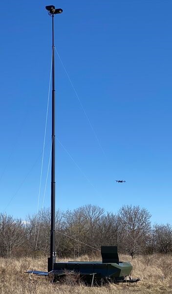 SurveilSPIRE provides perimeter surveillance for military installations, reconnaissance operations, and/or for high-value target search.