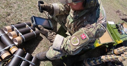 Hirtenberger Defence Technology's ArcFire in use by the Royal Danish Army with its 81 mm mortars.