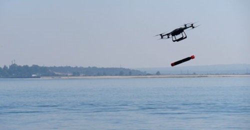 A BAE Systems and Malloy Aeronautics' T-600 UAS conducts a carriage-and-release test of an anti-submarine training variant torpedo at the 'REPMUS' maritime unmanned systems exercise in Portugal in September. The T-600 is being used as a technology demo...
