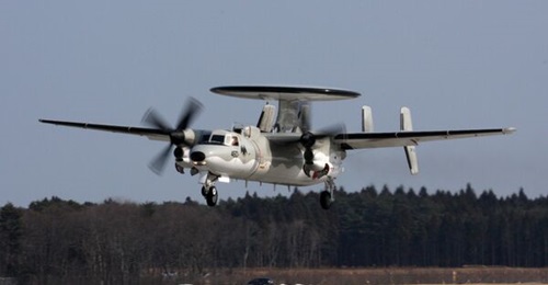 Japan plans to gradually replace its earlier-generation Northrop Grumman E-2Cs with the newer E-2D Advanced Hawkeye. The Japan Air Self-Defense Force's (JASDF's) E-2Cs, such as the aircraft in this image, were first inducted in 1982.