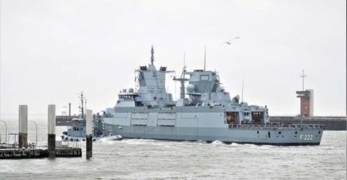 departs its home port of Wilhelmshaven bound for the Eastern Mediterranean on 20 October.