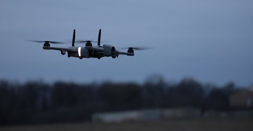 A Teal 2 unmanned aerial vehicle in flight.