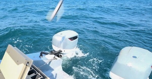An LMAMS is launched from a T38 Devil Ray USV during Exercise 'Digital Talon' on 23 October.