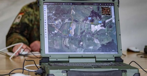 SitaWare Headquarters - seen here in use with Germany's Bundeswehr - is in widespread service. The British Army has acquired 1,400 new licences for the software.