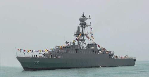 is the fourth Mowj project frigate to be delivered to the Iranian navy.