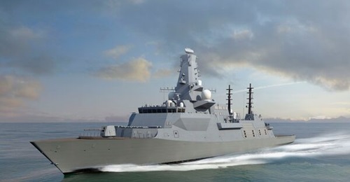 The RN's Type 26 frigates are among one class of ship being installed with Elbit Systems' electronic intelligence solution as part of MEWSIC Increment 1.