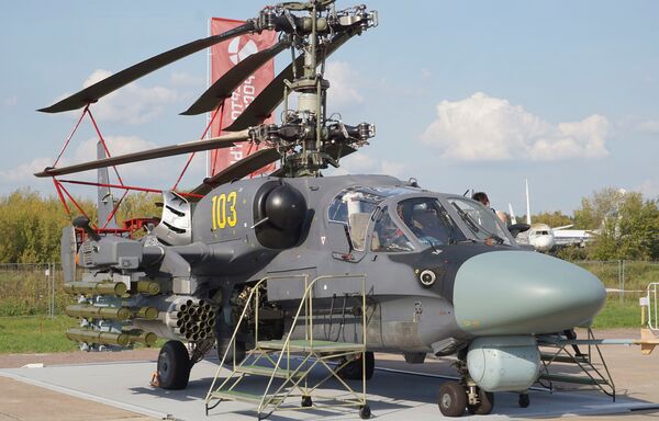 The Ka-52K marinised combat helicopter.  (Dmitry Fediushko)