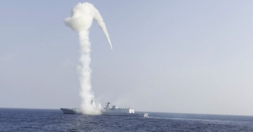 Firing of the Brahmos-ER.