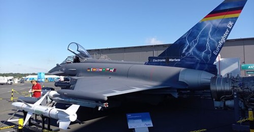 Displayed as a mock-up at the ILA Berlin Air Show in 2022, the Eurofighter EK has now been approved by the Bundestag.