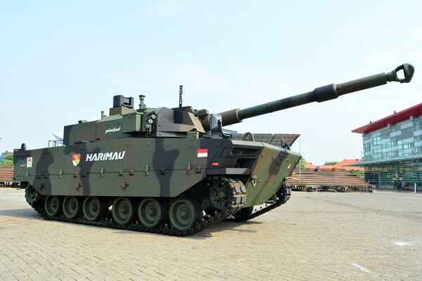 Indonesia has proposed a joint holding company that will oversee major state projects such as the production of the country's new Harimau medium tank (pictured). (Janes/Patrick Allen)