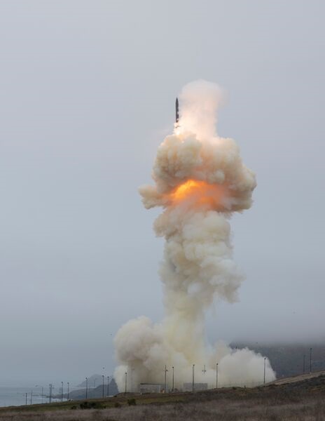 A ground-based interceptor was launched from Vandenberg Space Force Base, California, on 11 December. This was the first flight test of a three-stage booster operating in two-stage mode, meaning the third-stage was not ignited.