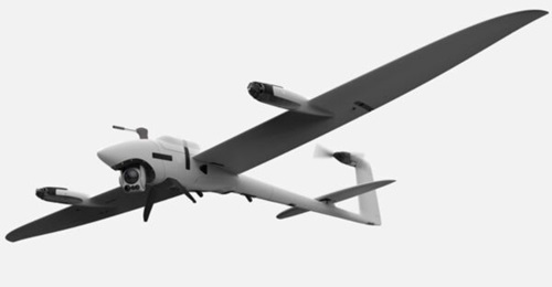 The Vector fixed-wing remotely piloted aerial system.