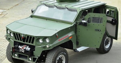 The Armado LSV (pictured above) is equipped with an in-service Global Positioning System (GPS), detachable and adjustable modular racks, an automatic grenade launcher, an electric winch, a high-frequency radio, and screen and window mesh protection.