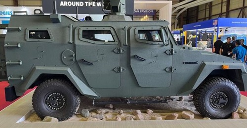 A Temsah-3 on display at the SOFEX show held in Jordan in November 2022.