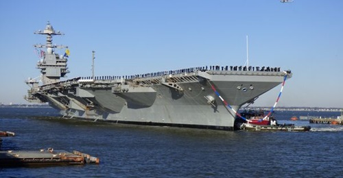 USS 
        
        returned to Norfolk, Virginia, after an eight-month deployment that tested the ship's new technologies.