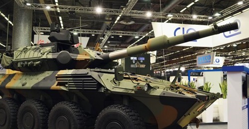 Brazil is evaluating two Centauro II armoured vehicles (shown at Eurosatory 2018).