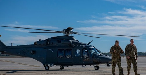 The MH-139A, a developmental version of which is seen here on 19 December 2019 at Duke Field in Florida.