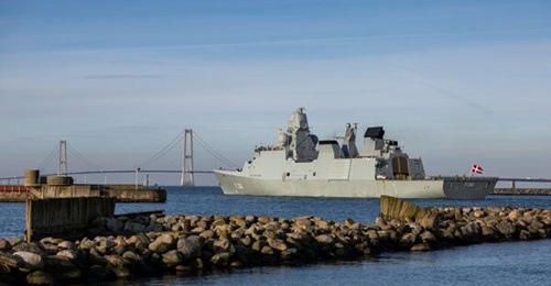 sets sail from Korsør on 29 January. The frigate is Denmark's contribution to strengthening maritime security in the Red Sea and the Gulf of Aden.