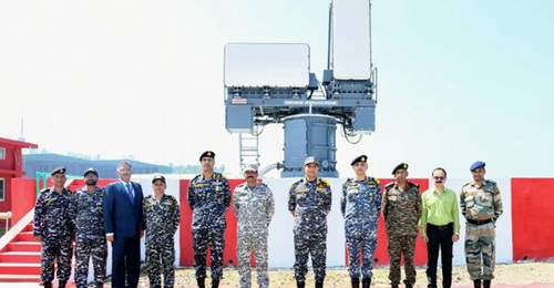 The precision approach radar that has been inaugurated at INS Utkrosh in India's Andaman and Nicobar Islands.