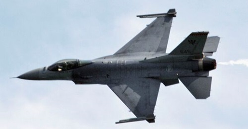 A Republic of Singapore Air Force F-16 aircraft. The service scrambled two airframes on 12 February in response to an aircraft of interest.