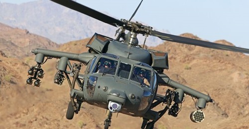The Black Hawk helicopter, seen here in armed configuration. Indonesia is acquiring 22 units of the helicopter type.