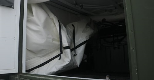 The US Army tested Weatherhaven's pop-up tent for mobile command-and-control operations during the JPMRC 24-02 training rotation.