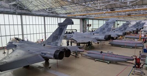 Croatia took over official ownership of six Rafale combat aircraft from France on 23 February.