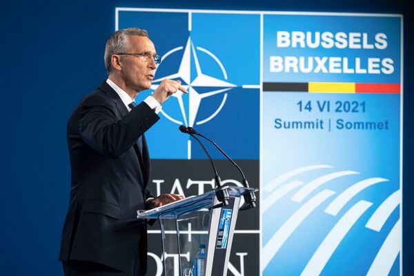 At the press conference after NATO's Brussels summit on 14 June, Secretary General Jens Stoltenberg expressed the alliance's determination “to defend itself in space as effectively as we do in all other domains: land, sea, air, and cyber”. (NATO)