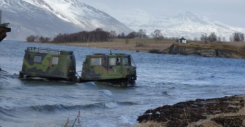 As they did in 'Cold Response 2022', US marines are learning to use Bandvagn 206s for Arctic operations in 'Nordic Response 2024'.