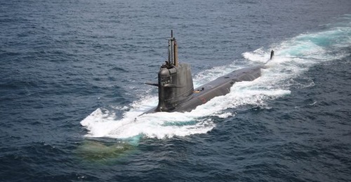 An Indian Navy Scorpene submarine. Indonesia has signed a contract for two Scorpene Evolved boats, which will be equipped with lithium-ion batteries.