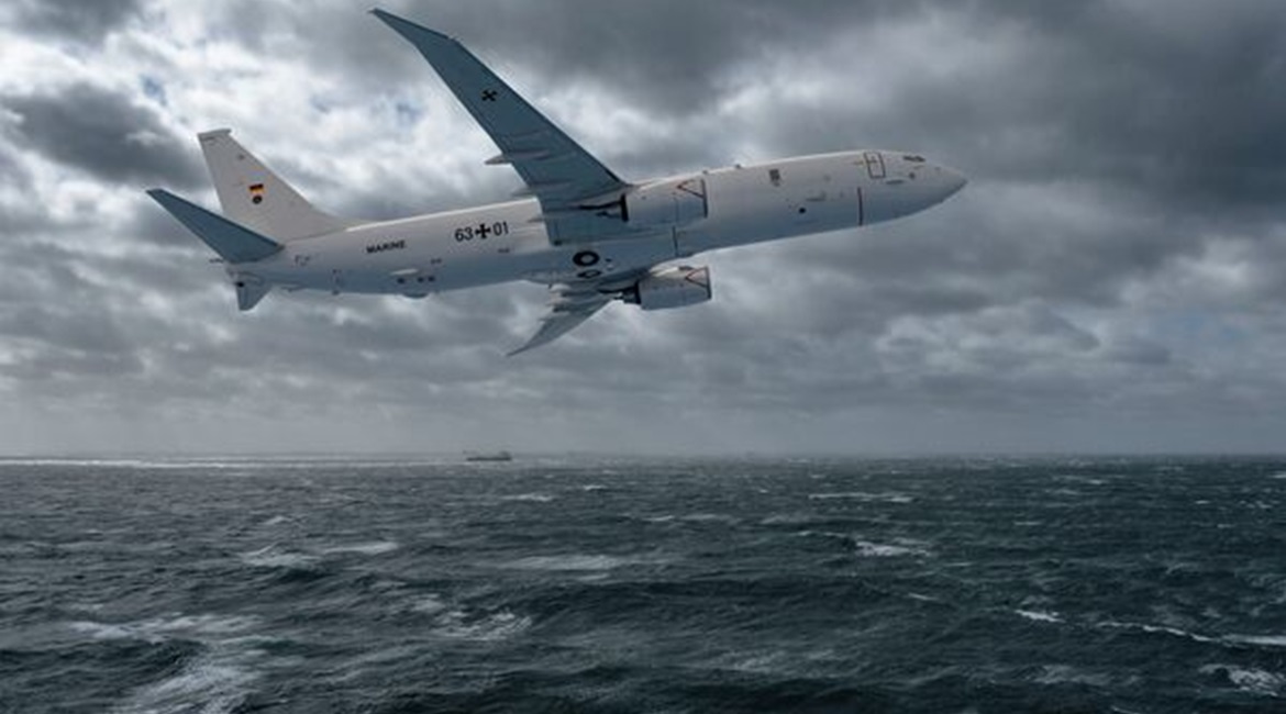 An artist's impression of the P-8A Poseidon in German Navy markings.
