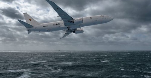 An artist's impression of the P-8A Poseidon in German Navy markings.